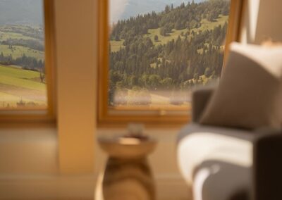 pokój z widokiem na góry